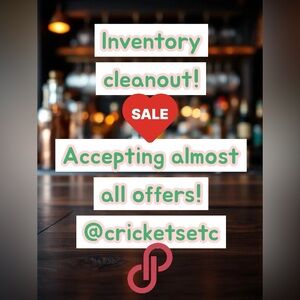 Closet cleanout! Make me an offer!